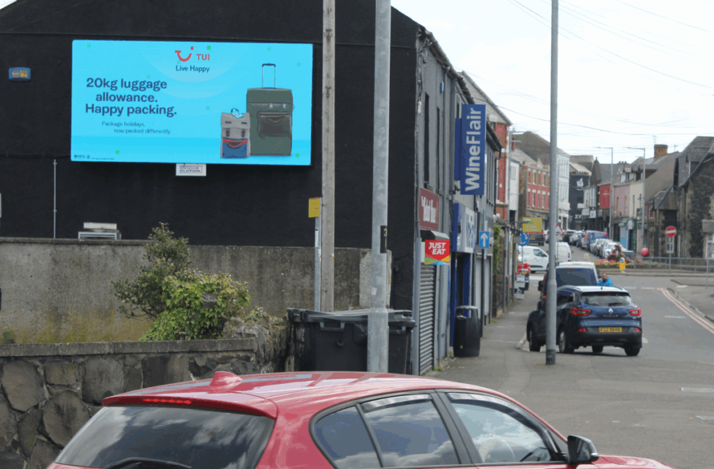 seasonal outdoor advertisement