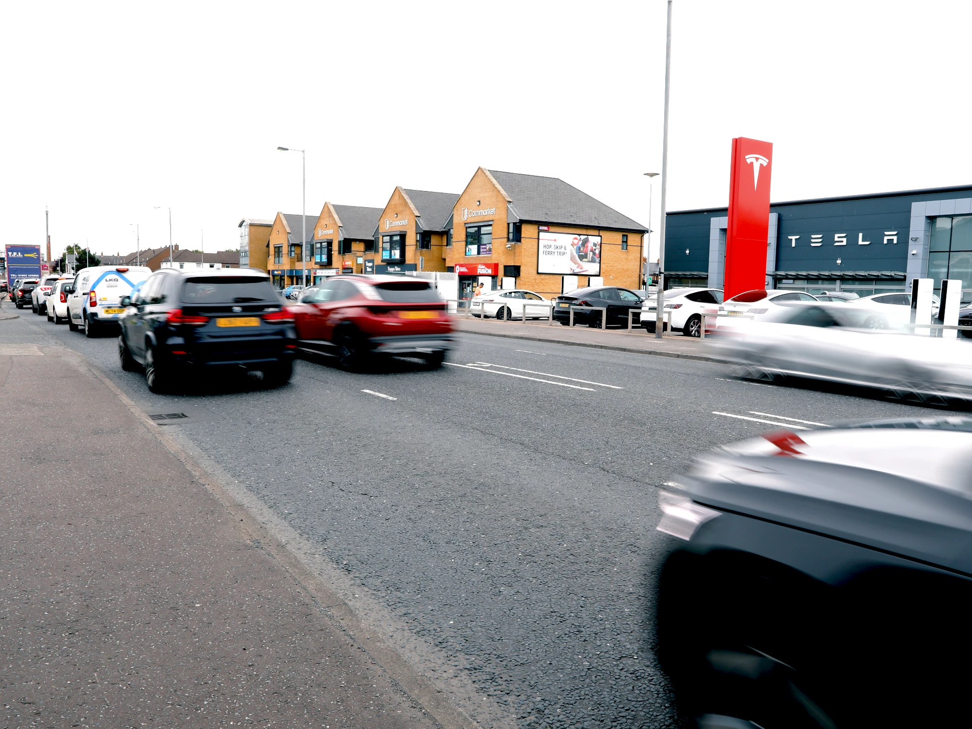 boucher road digital screen traffic