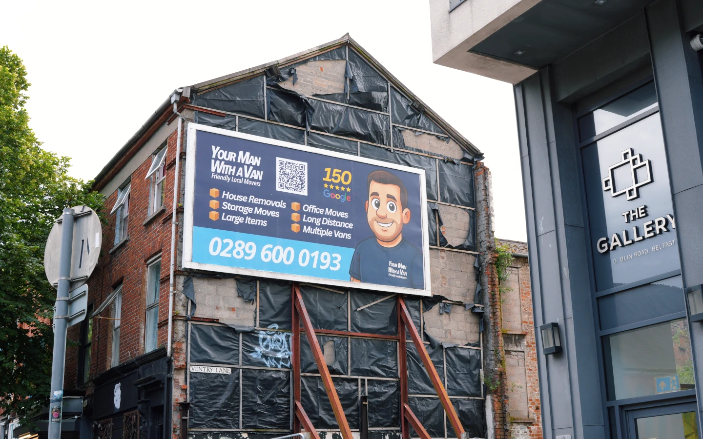 cycle 14 dublin road billboard up close