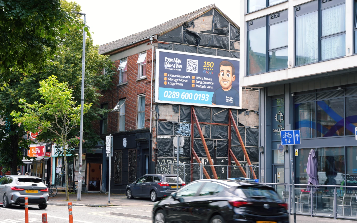 cycle 14 dublin road billboard