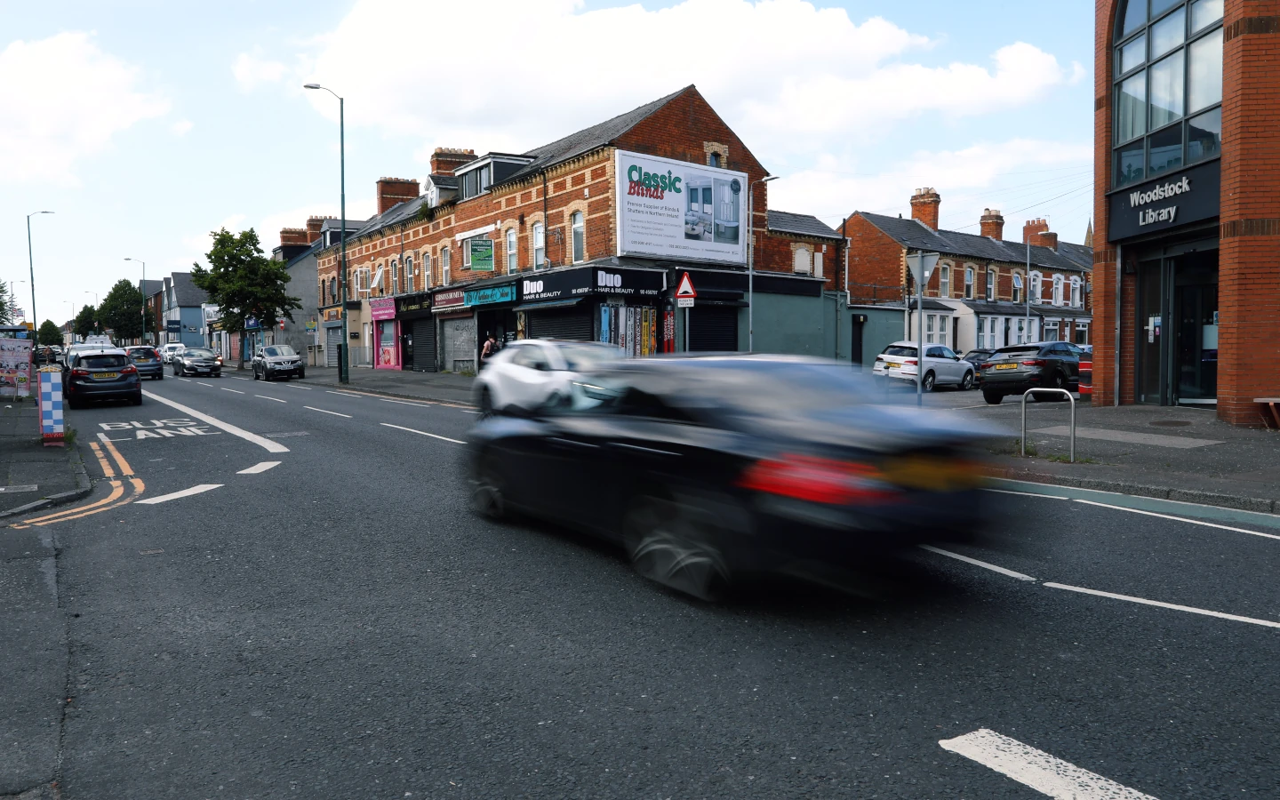 cycle 14 woodstock road billboard traffic